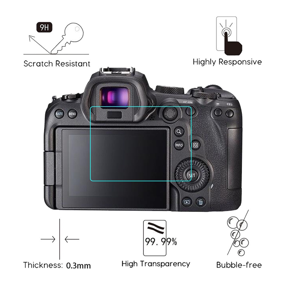 Camera Glass Protective Film F - Canon Camera Eos R8 recension och pris