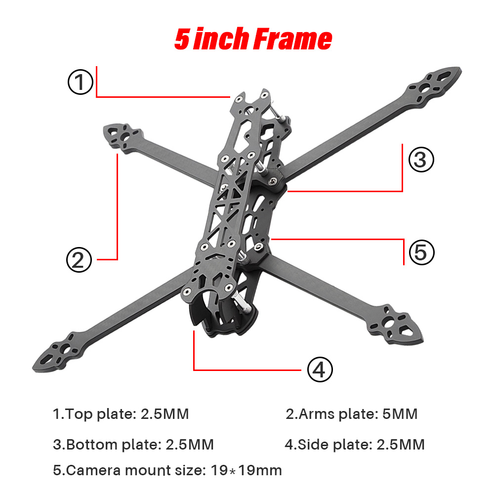 Mark4 5inch FPV Racing Drone F - Drone Power Distribution Board recension och pris